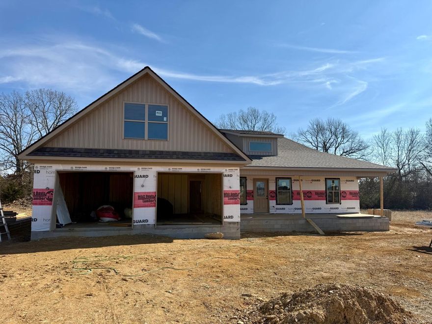 Don’t miss this incredible opportunity to own a brand-new home and make it uniquely yours! This thoughtfully designed 3-bedroom, 2-bath home features a spacious bonus room that could easily serve as a 4th bedroom, theatre room, home office, playroom, or additional flex space to fit your lifestyle.  Situated on approximately ¾ of an acre, this property offers the space and privacy you’ve been looking for—perfect for outdoor entertaining, adding a shop, or simply enjoying quiet country living. Buyers will have the opportunity to select certain finishes and custom touches, creating a home that reflects their personal style.  Located in a desirable school district with convenient access to Searcy and surrounding areas, this home is the perfect blend of small-town charm, space, and modern comfort.