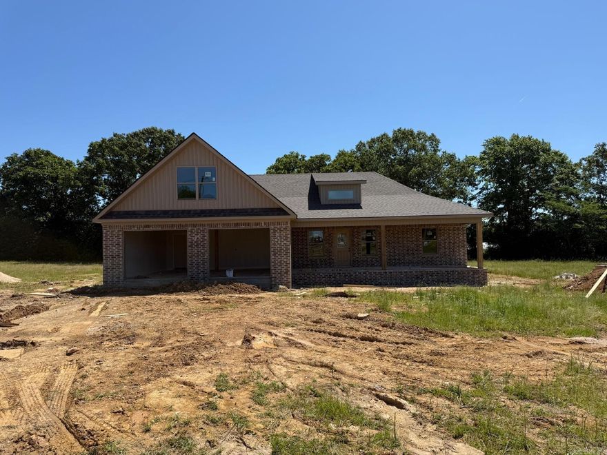 Don’t miss this incredible opportunity to own a brand-new home and make it uniquely yours! This thoughtfully designed 3-bedroom, 2-bath home features a spacious bonus room that could easily serve as a 4th bedroom, theatre room, home office, playroom, or additional flex space to fit your lifestyle.  Situated on approximately ¾ of an acre, this property offers the space and privacy you’ve been looking for—perfect for outdoor entertaining, adding a shop, or simply enjoying quiet country living. Buyers will have the opportunity to select certain finishes and custom touches, creating a home that reflects their personal style.  Located in a desirable school district with convenient access to Searcy and surrounding areas, this home is the perfect blend of small-town charm, space, and modern comfort.