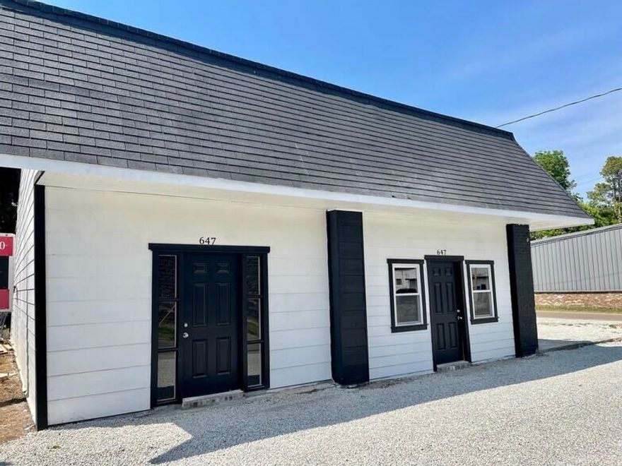 Located at the high-traffic corner of Burke and S Culberhouse, this ±700 SF office space offers excellent visibility and accessibility. The layout includes a private restroom and an open office area suitable for a variety of business types, including administrative, professional services, or small medical or consulting practices. Ample natural light and street-facing windows provide a welcoming atmosphere. Ideal for tenants seeking an efficient, conveniently located office in a growing area of Jonesboro. Deposit of $795 and first month's rent due at signing.