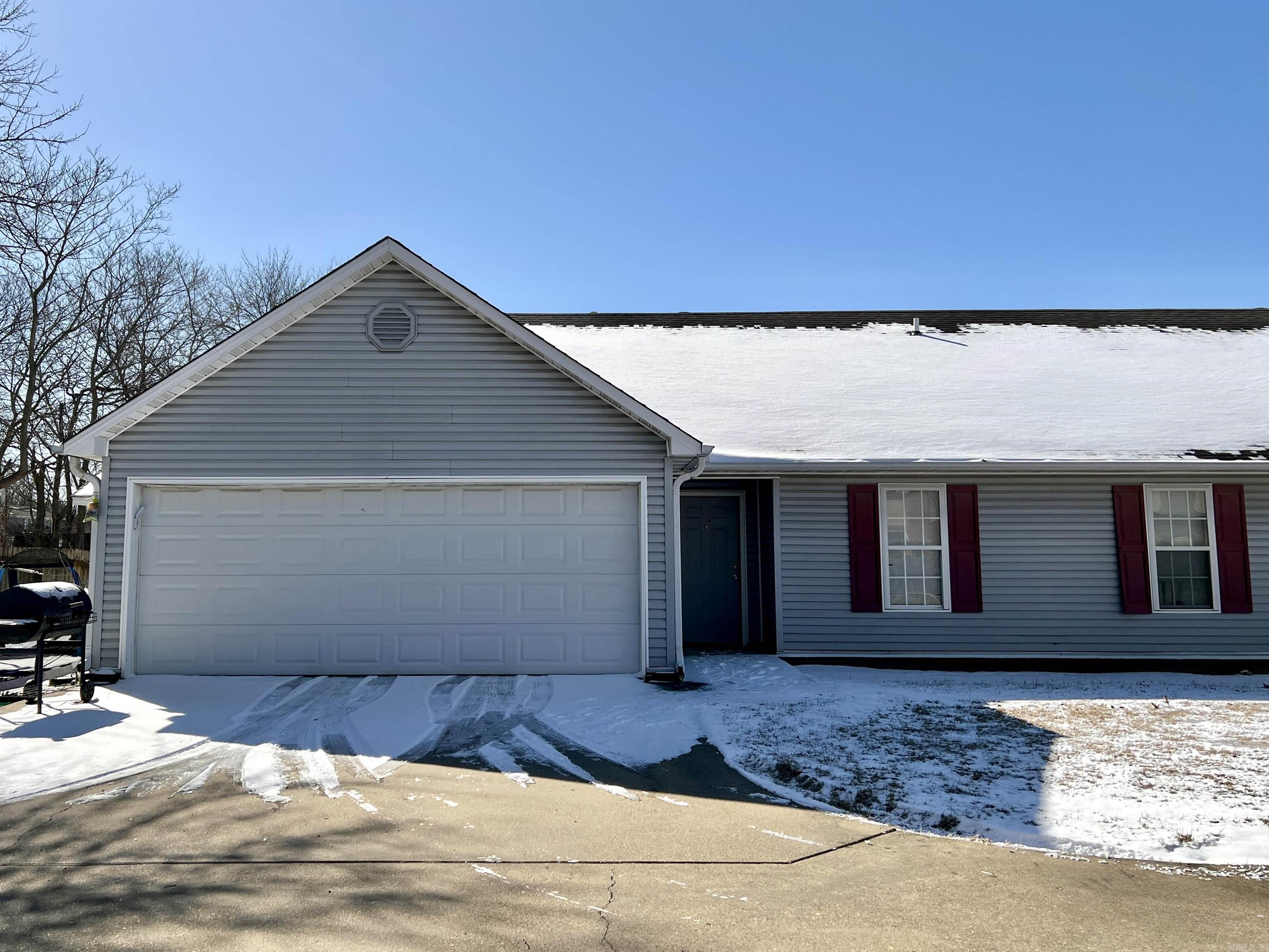 Investor opportunity! This fully occupied triplex is ideally located near the college in Jonesboro, Arkansas, offering consistent rental income and strong demand. Each of the three units features 2 bedrooms, 2 bathrooms, a large living room, and a 2-car garage, providing tenants with approximately 850 square feet of comfortable, living space. The modern design includes open layouts and functional spaces, making it an attractive option for renters. The property's prime location ensures easy access to the college, shopping, dining, and other amenities, making it a desirable choice for tenants. With all units currently rented, this triplex is a turn-key investment opportunity for those looking to expand their portfolio in a thriving market. Don't miss your chance to own this well-maintained, income-producing property in one of Jonesboro's most sought-after rental areas. Schedule your showing today and secure a valuable asset in this growing community!