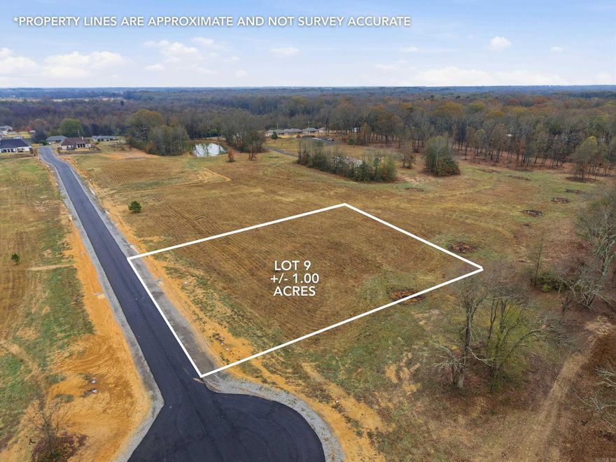 1 acre lot in new Crescent Cove Subdivision available for custom build! Agents see remarks.