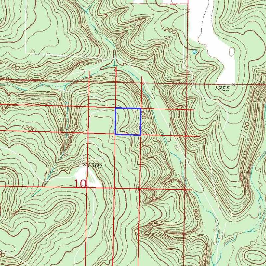 Wooded 10 acres of land, great for building a home or just keeping for a hunting hideaway. Property is on the east side of a ridge overlooking a creek basin and neighboring hillside.