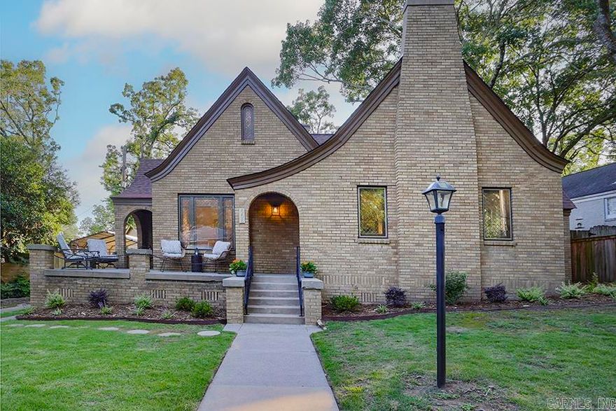 This historic English Revival cottage offers a perfect blend of modern comfort & classic appeal. Fabulous street appeal! Nestled in a quiet area close to Knoop Park, this home is captivating! Front living & dining areas are filled with natural light from original leaded glass windows. Lovely, original screen doors open off dining area onto wrap-around front porch creating the perfect setting for entertaining or relaxing. The new kitchen features granite countertops, new cabinetry & stainless-steel appliances. The kitchen’s original windows offer an amazing spacious view into the backyard. Second-floor primary suite serves as a tranquil retreat, featuring two cozy sitting areas, ensuite bathroom & expansive walk-in closet with cedar closet storage. Hardwood floors throughout main level. Two guest bedrooms on main level share a bathroom with original tile. New half bath off the dining area. New plumbing, roof, HVACs, paint, lighting…almost everything has been redone. Meticulous attention to detail is evident in every corner of this beautifully remodeled Hillcrest home. Fully fenced back yard, one-car carport & storage building. Come see this Hillcrest beauty and fall in love!