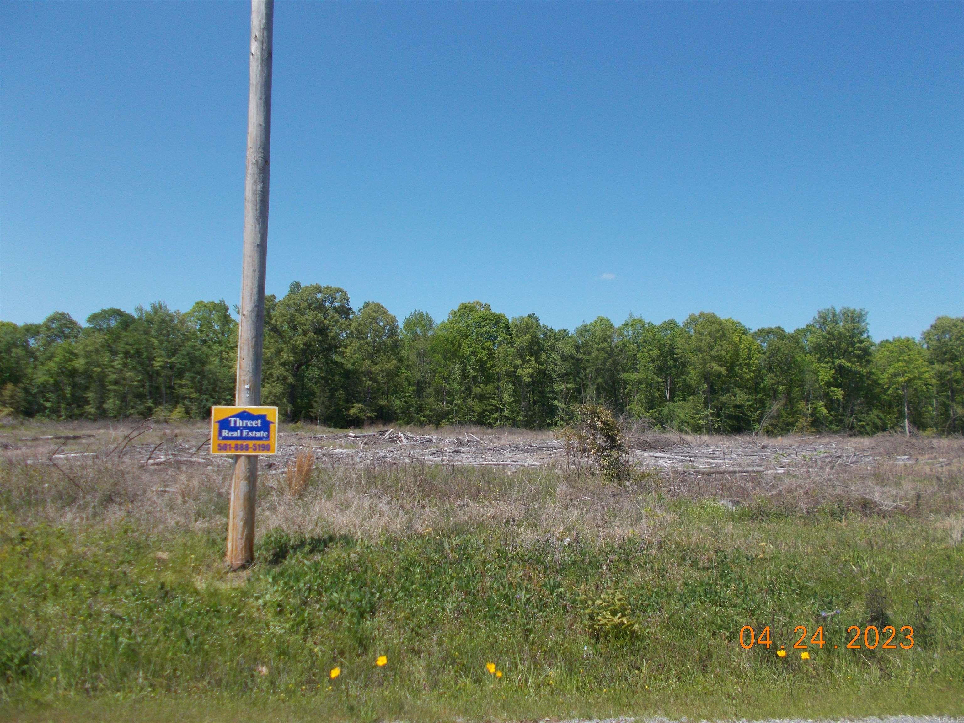 22.87 acres, front approx. 10 acres was cut 3 years ago, there is a wet weather creek on the back part of the property. This property has been perked and can have 7 - 3 plus acres lots....This is set for a total sale of the 22.87 acres....if purchaser decides to split the property more that 1 time, it's subject to an Impact fee of $325/acres for the total acreage in order to get water from Sardis Water. If divided only 1 time, there may not be an impact fee, (But need to verify with Sardis Water). Sardis Water, Fiber Internet, Electric is all at Grant 52, and natural gas stops at the property to the east of this tract, and can probably be able to get extended. (Contact Gas Company for verficiation)