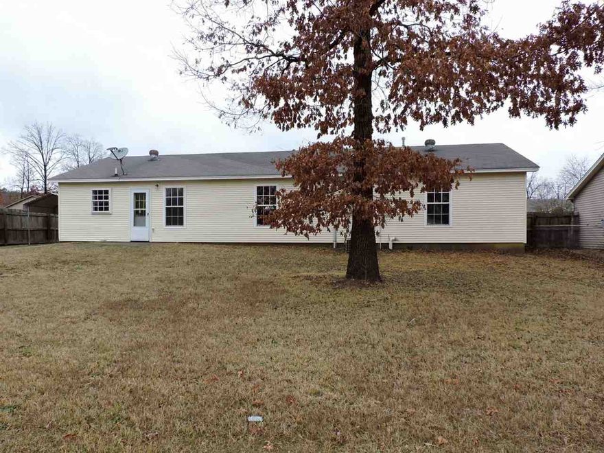 One level brick and frame ranch style home situated on a spacious corner lot in South Fork Subdivision in Alexander, AR. Home features, 3 bedrooms, 2 full bathrooms, central cool, central heat, attached 2 car garage, detached 1 car carport, porch, patio and fenced backyard. HUD Case #031-351492, FHA Financing: IE (Insured Escrow), Property is sold in as is condition, no warranties, guarantees or representations about the property. (See Agent Remarks)