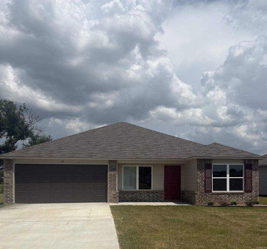 Discover the captivating Carnegie II plan, distinguished by its inviting covered entryway and beautifully landscaped front yard that exudes curb appeal. This thoughtfully designed home encompasses 4 bedrooms and 2 bathrooms, providing ample space for comfort and privacy. The spacious living room offers a welcoming environment for relaxation and gatherings. The kitchen is a chef's delight, equipped with energy-efficient appliances, abundant counterspace, and a convenient pantry for storage. The adjacent laundry room, situated just off the garage, ensures practicality for families of any size. The master suite includes a luxurious walk-in closet, enhancing the home's appeal and functionality. Explore more about this remarkable home today!   **SEE SHOWING REMARKS & AGENT REMARKS FOR IMPORTANT INFORMATION**