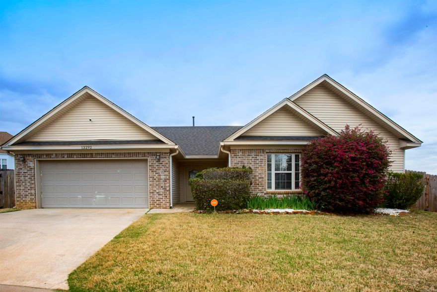 Great 3BR/2BA Bryant home with 2-car garage. Beautiful eat-in kitchen with wooden cabinets, walk in closets, and large fully fenced yard which would be perfect for kids or pets to burn off some energy! 18 month lease required and income has to be 3x the amount of rent per month. No Section 8.