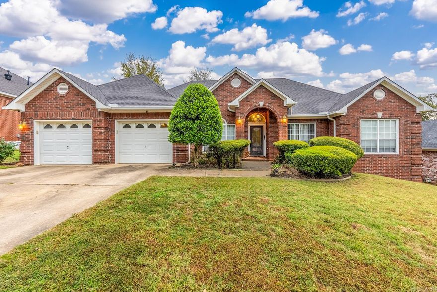 Welcome to this charming 4-bedroom, 2 bath home in a quiet Maumelle cul-de-sac. Beautifully updated all brick home nestled in one of the best neighborhoods close to the Lake Wililastein park. Featuring a thoughtful split floor plan with master apart. All bedrooms are spacious. The formal dining room can be used as a den or office. The backyard is truly an oasis that's perfect unwinding. Enjoy the relaxing covered porch and full fenced in yard. Additional highlights include a sprinkler system and generator hook up. This home is a perfect balance of quiet suburban living with easy access to local amenities. Don't miss your chance to make this stunning home yours! See agent remarks for all updates! Motivated Seller. Make this home yours for the holidays!