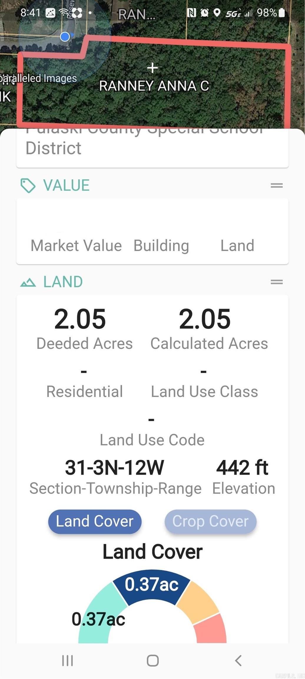 Oak Grove Fire - Land