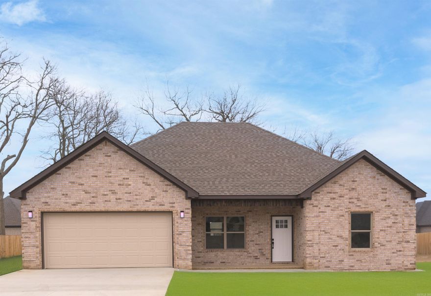 This beautiful 4 bedroom, 2 bathroom house is 1532 sq ft, finished and move- in ready! You'll love the open floor plan with custom cabinets and granite countertops. Don't miss out on the opportunity to own this perfect new construction home!