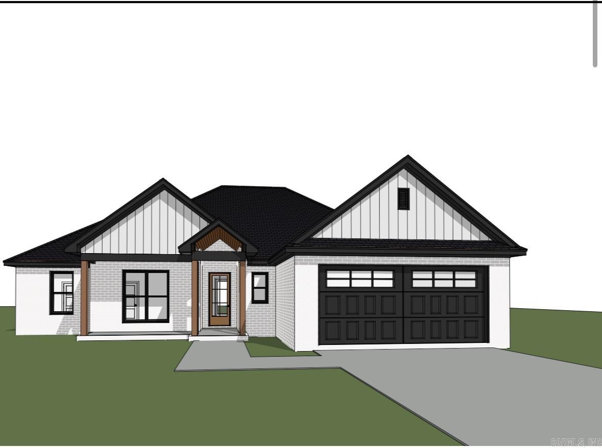 Welcome to this beautifully designed modern farmhouse-style home nestled in the quiet and friendly neighborhood in Ward, Arkansas. This newly constructed 4-bedroom, 2-bath home offers the perfect blend of functionality, comfort, and curb appeal. This thoughtfully laid out floor plan features open-concept living, a spacious kitchen ideal for entertaining, and a cozy dining area. Enjoy your evenings on the front porch with warm wood accents or relax in the spacious backyard. Whether you're a growing family or simply looking for more room, this home offers generous space without compromising on style and convenience. Located just minutes from schools, parks and local amenities, this home is a perfect fit for anyone seeking small-town charm with modern living.
