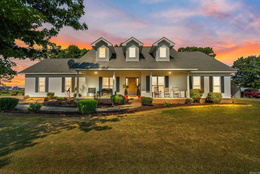 Welcome to this beautiful property located right off Highway 124, offering just over 7 acres of country living with plenty of space for your horses. The home itself features nearly 1,900 square feet, with a spacious and comfortable layout perfect for everyday living. Outside, you’ll find a barn and nice roping arena with run back and holding pens —ideal for roping or riding. The chute will convey, so you can bring your horses, ropes, and saddles and get started right away. The property is fenced and cross-fenced, making it ready for livestock, and also includes a nice kennel with septic system and electricity perfect for your four-legged friends. At the back of the field, you’ll love the peaceful pond, adding both beauty and function to the land. Whether you’re a roper looking for the perfect setup, a horse lover needing space to ride, or someone simply wanting acreage in a convenient location, this property checks all the boxes. Located only 1.8 miles from HWY 65.