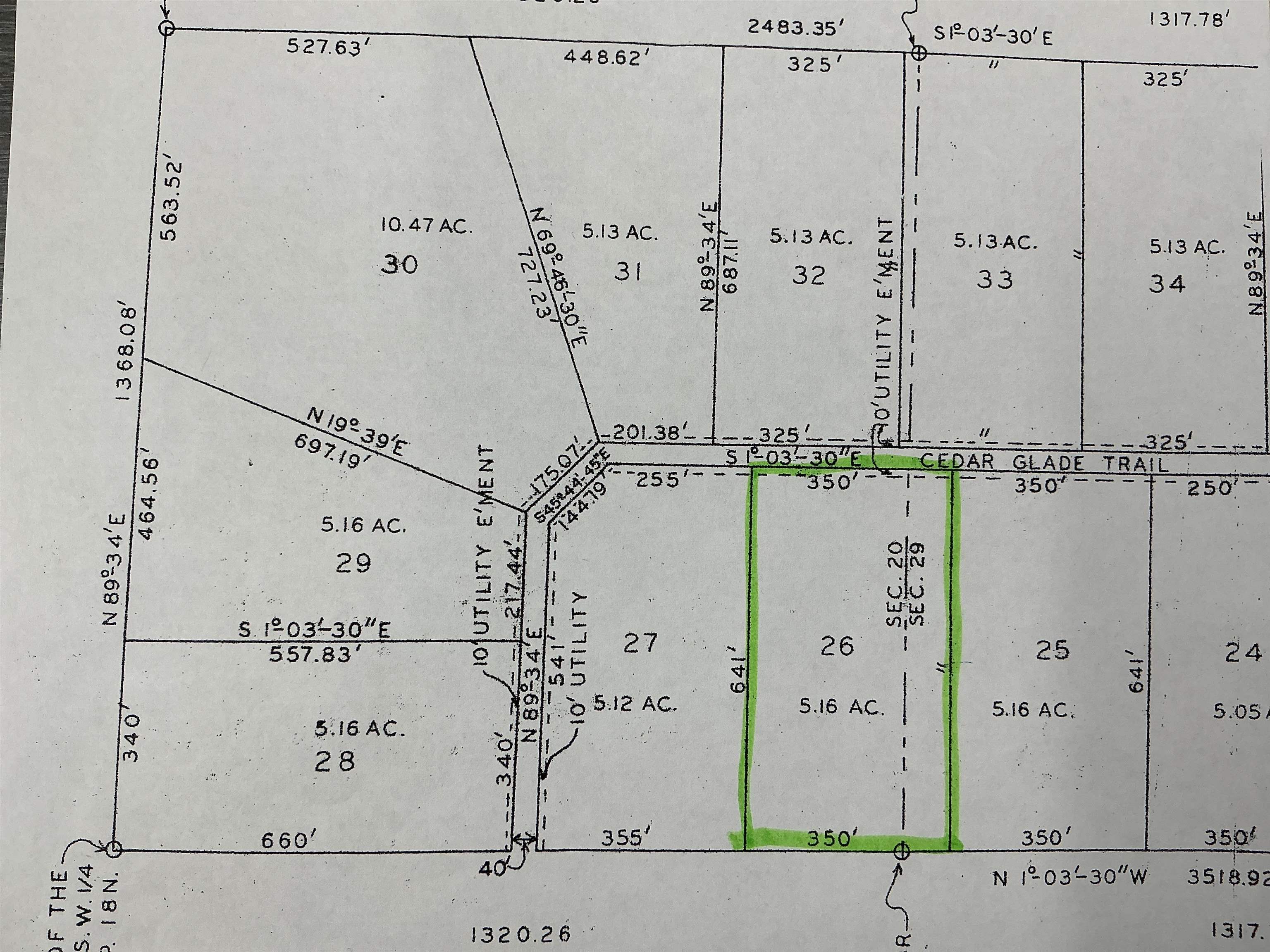 Wolf Hollow Unit 3 - Land