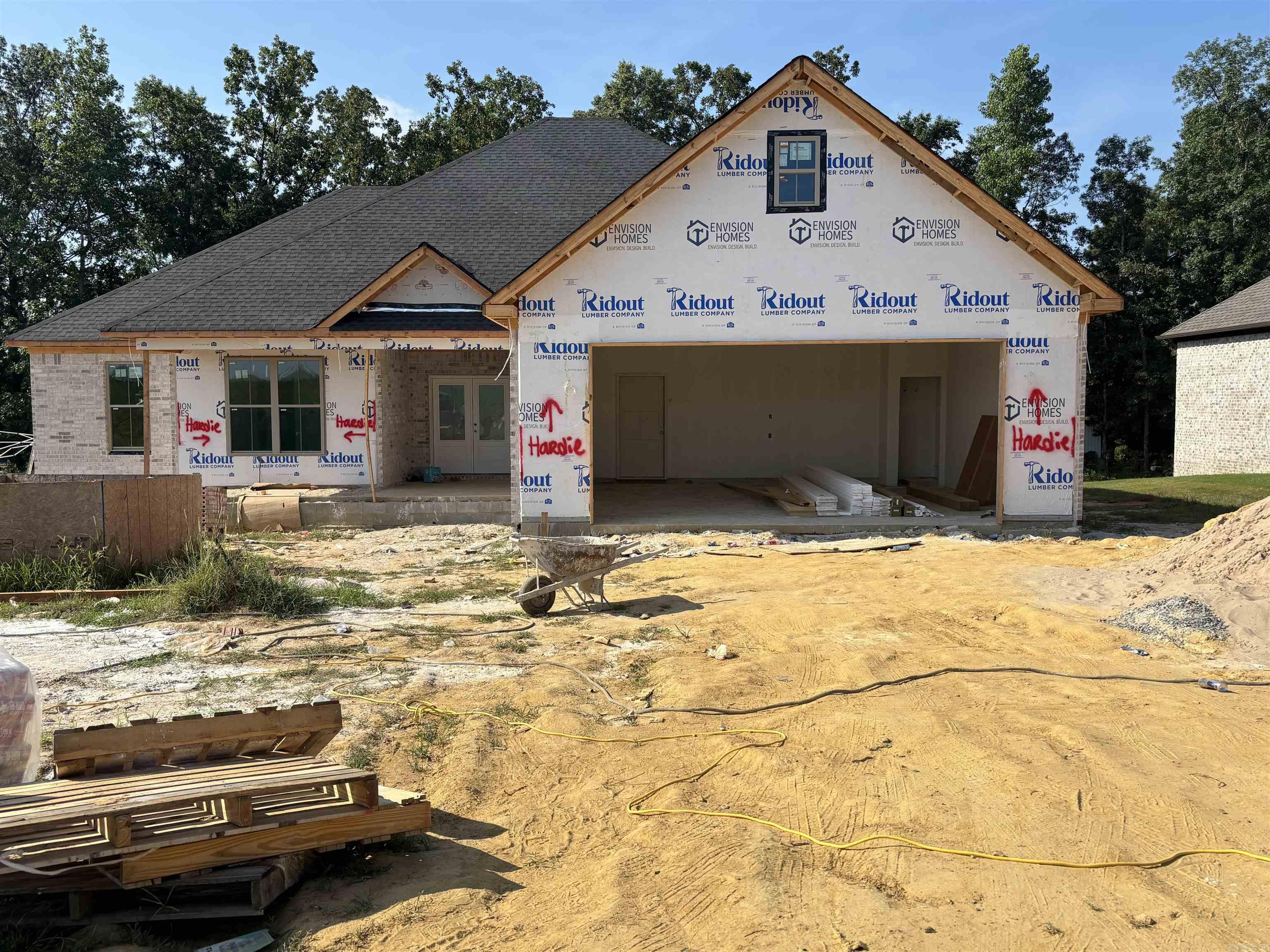 Another stunning new construction home, with 4 beds, 2 1/2 baths, approx 2095 Sq Ft. When you enter the home from the front door, you will be walking into the great room with a beautiful pan ceiling. To the right is the kitchen and off of the kitchen is the dining room. The kitchen has a large walk in pantry, perfect for all the snacks. Master is off the dining room and wraps around through the stunning master bath with walk in shower and separate soaking tub. Large master closet that is attached the laundry room for easy access. Half bath is off the hallway between the garage and the laundry room for easy access from outside. Guest rooms are on the left side of the home and has a guest bath with separate shower/toilet from the vanity so multiple people can get ready at the same time. With a spacious front and back porch, perfect for coffee sippin' and hanging with friends. This a home you wont want to miss out on. Home to be completed around September 2025. **Mood Board and Floor Plans are on file**