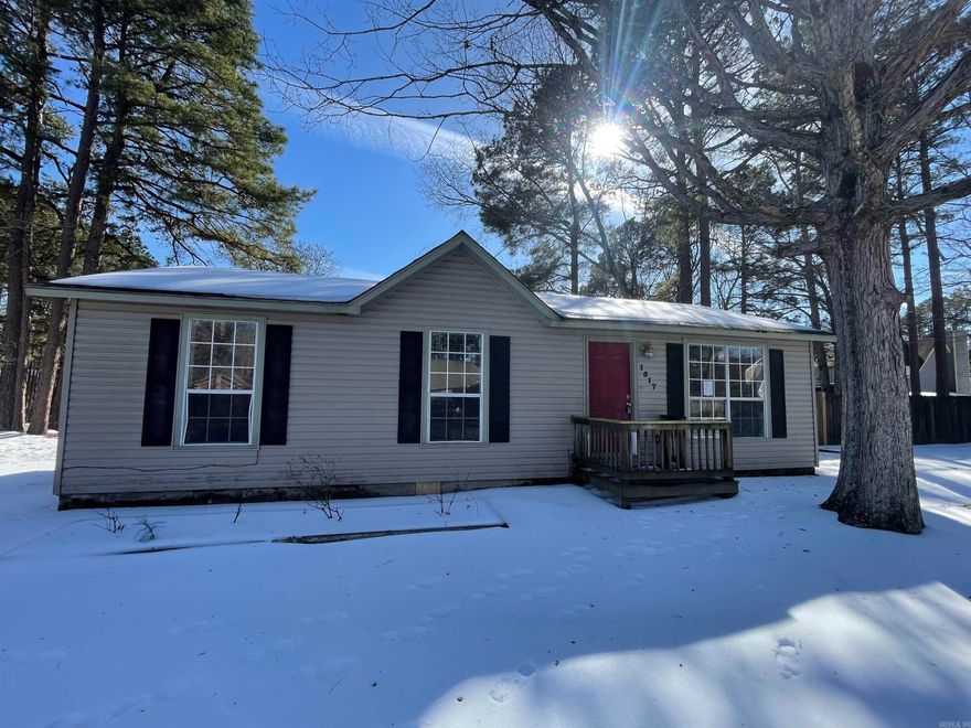 Charming country retreat on a spacious Lot! Welcome to 1517 Sugar Maple Ln – a cozy 2-bedroom, 1-bath gem with room to roam and relax! Step inside to find a large living room perfect for entertaining or unwinding after a long day. The kitchen offers plenty of space to cook up those family recipes, while five total rooms give you flexibility for a home office, hobby room, or guest space.  Out back, mature trees provide natural shade and a peaceful backyard setting — ideal for lazy afternoons or weekend BBQs. Located in quiet, friendly Hensley, this home blends comfort, character, and country charm. Come take a look — your slice of Arkansas living awaits! AGENTS SEE REMARKS!