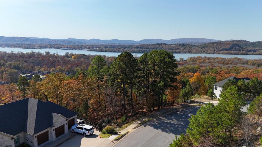 Million dollar view over looking the Arkansas River and Pinnacle Mountain. Build your dream home 2500 sq.Ft. minimum its so peaceful up here.