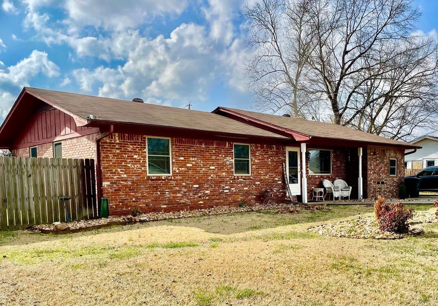 This cozy home has been well maintained and updated. The 4th bedroom could also be used as a game room or additional living room.  The HVAC and new windows were installed in 2023. There is new flooring and paint throughout.  The backyard is large with plenty of room to raise a garden, play and entertain. The location is close to Conway and easy access to I-40.