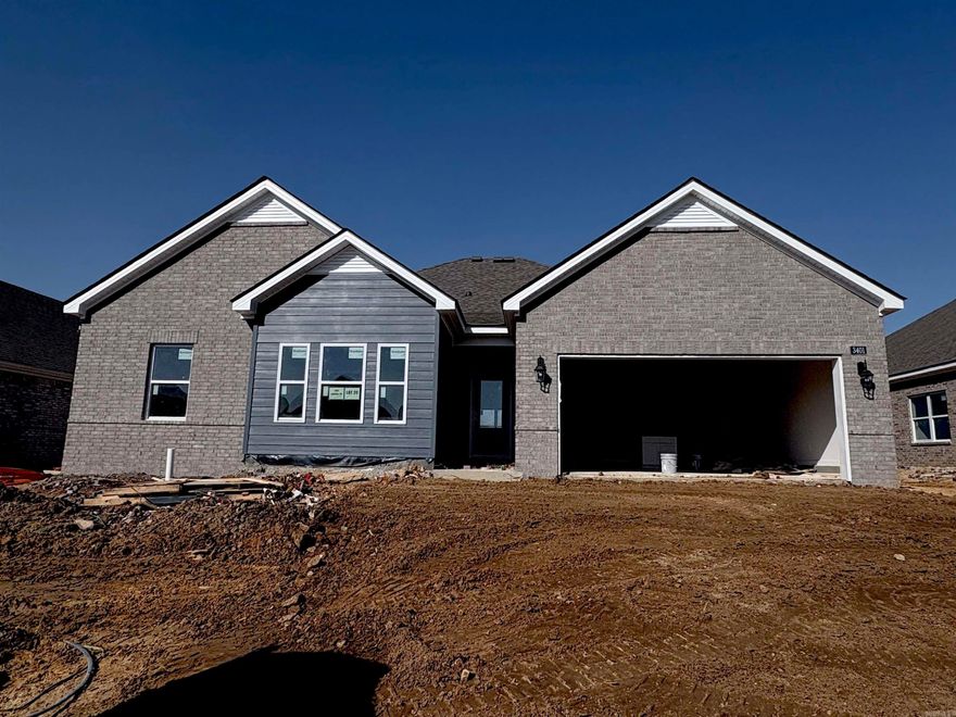 The Cairn Floor Plan is a great plan with lots of light. This home is designed to optimize living space with an open concept feel. The kitchen overlooks the dining and great room, while having views to the large covered patio outside. Ample windows  allow lighting into the living area. The well-appointed kitchen features an island with bar seating, plentiful cabinet with beautiful granite countertops and stainless-steel appliances, making entertaining a breeze. Bedroom One, located at the back of the house for privacy, has an ensuite bathroom with double vanity and a large walk-in closet providing substantial space for storage. Three additional guest bedrooms and one full bath are located at the front of the home. Like all homes in Southern Oaks, the dover includes a Home is Connected smart home technology package which allows you to control your home with your smart device while near or away. Home and community information including pricing, included features, terms, availability and amenities are subject to change.   *Photos are for illustration purposes. Each build can vary.*