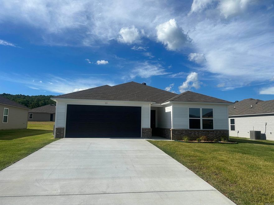 The Taylor plan is what you're looking for if you want the ultimate in open-concept, free flowing movement in a home. A lovely lead-in hallways opens into a Living Room and eat-in Kitchen. The Kitchen offers a sliding glass door and a large corner pantry cabinet. The Master Bedroom boasts TWO Master Closets! Come see it today!  Valuable upgrades in this home: plumbing faucet upgrade 2, 8" deep Kitchen sink, door bell, crown on Kitchen cabinets, 16" laminate bar top in Kitchen, Luxury Vinyl Plank flooring in wet areas and Living Room and adjacent hallways, raised ceilings in Living Areas and Master Bedroom per municipal requirements, fiberglass exterior doors, Cheyenne style doors, baseboards level 2, LED disk lights in Living Room, full sod, stainless steel appliance package.    THIS HOME IS SCHEDULED TO BE COMPLETE IN MID MAY.   *** AGENTS: SEE AGENT REMARKS OR SHOWING REMARKS. ***