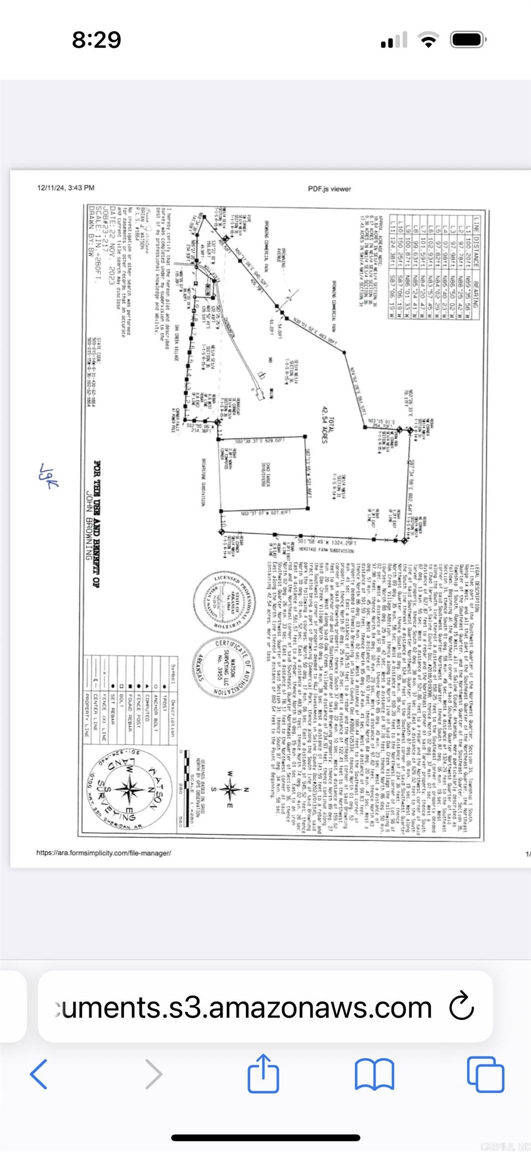 Metes & Bounds - Land