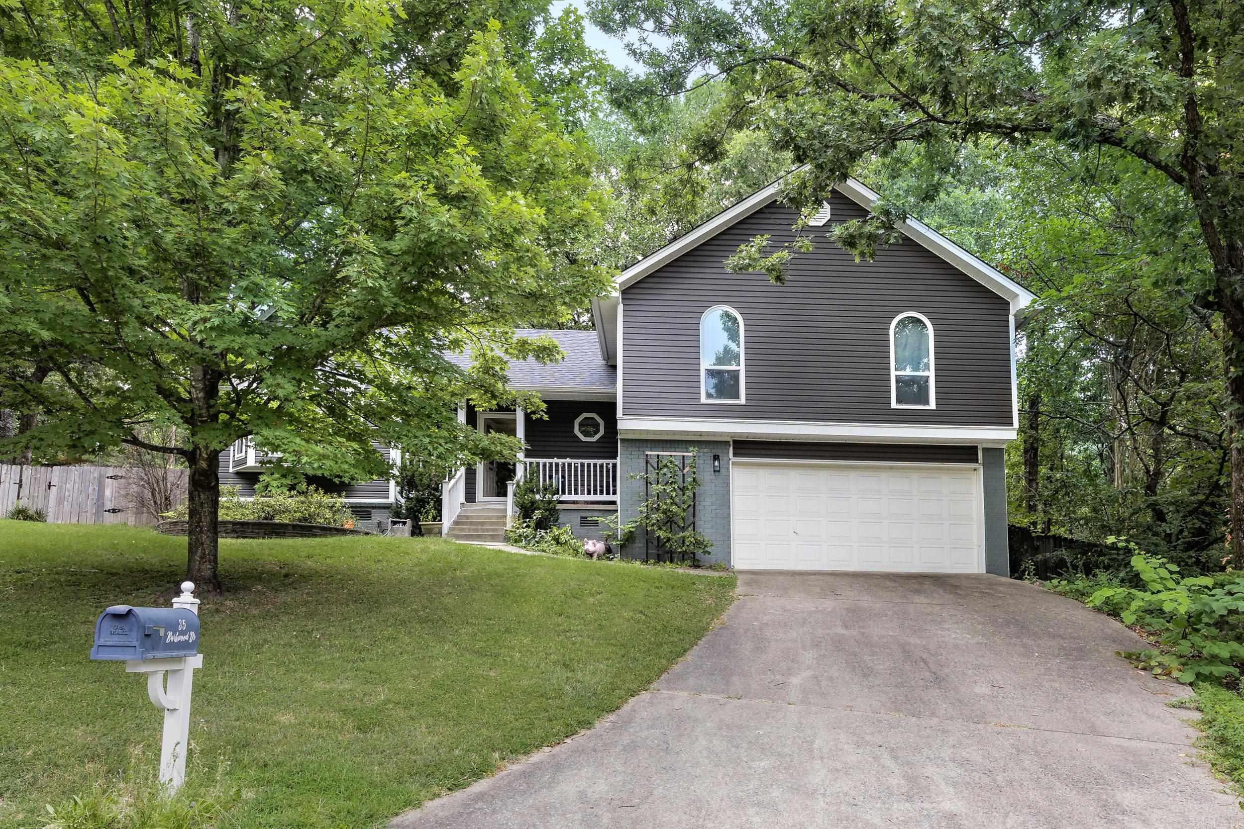 This is a great buy! Sitting on a huge .25 of an acre lot, privately fenced & placed at the end of a cut-de-sac in a WLR neighborhood near Chenal & convenient to all the great amenities the area has to offer. This family size home is loaded with updates such as New roof April '25, new exterior siding, dbl hung windows, lux vinyl flooring '24, Kitchen cabinets, granite countertop, tile backsplash, plus all appliances (except frig) new '21. Washer, dryer, frig, a sep. freezer, microwave, stove and dishwasher will all remain, making this one move in ready. Spacious den has cathedral ceiling, & gas log fireplace. The inviting dining room over looks the front lawn from a large bay window, dedicated office space has built in desk, cabinets & shelves. There's a sep. laundry room and bonus storage room with garage access exit. Main bed has 2 spacious walk-in closets, & ensuite bath. Attached 2 car garage has plenty of space for work / storage. Out back you will find a large deck split into two entertaining areas, raised garden beds, sep. storage building & area to play. The home is currently tenant occupied, on a month to month status so could be ready to close in 30 days once notice.