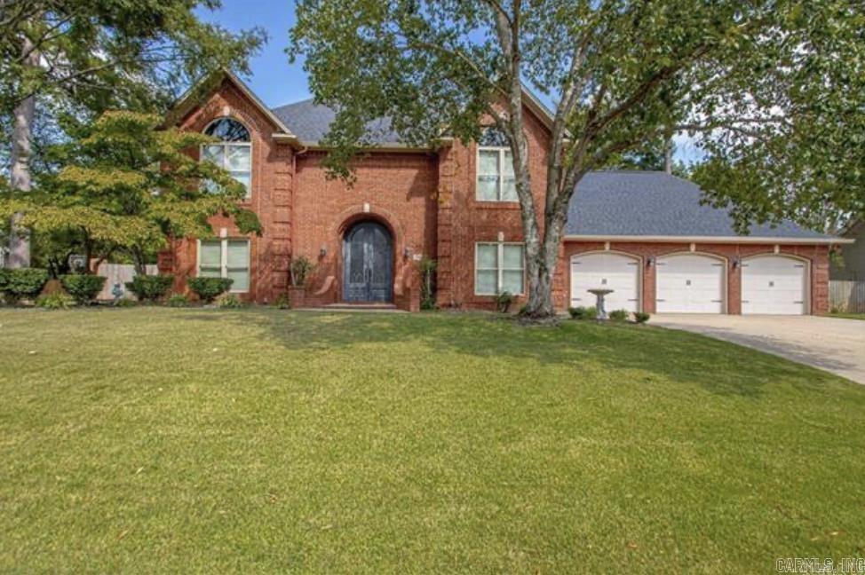 WELCOME HOME to this beauty in the prestigious RICHARDSON PLACE! Greet your guests with these custom iron front double doors that open up to a grand 2 story foyer! 5 spacious bedrooms and 3 luxurious baths, each with a Jacuzzi tub. The inviting kitchen boasts custom cabinetry, an island with a breakfast bar, dining area, and the perfect breakfast nook. Perfect for entertaining 2 to 22! The kitchen features a wine fridge, wall oven and microwave, granite countertops, and a gas cook top. The expansive living room looks out to the 38,000 gallon POOL with a platform and diving board. Pool is 4 feet to 12 feet!. The grand primary bedroom has a large bath, duel head walk in shower, over size jacuzzi tub, and 2 large walk in closets. 2 bedrooms share a Jack n Jill bath. Large bedroom and office are located downstairs. All other bedrooms reside on the top floor..Under the stairs storage. Remodeled interior in 2022, new roof 2022. Secret hideaway space.Sprinkler system. New POOL Liner and salt cell 2022.Heated POOL! Smart Home System. indoor/outdoor surround sound. Oversized 3 car garage that can hold 4 cars! Large work station with built ins. Don't miss this one!