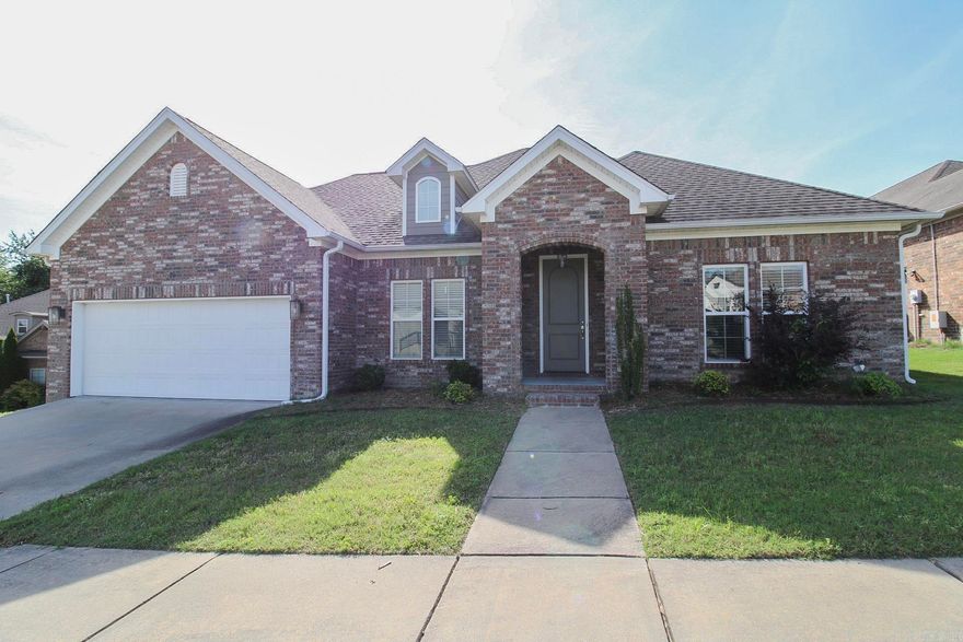 Welcome to this charming home nestled in a gated community with private walkways and serene green spaces. Low-maintenance yards make for easy living, all while being just minutes from shopping and quick interstate access. Exceptional amenities inside of this beautiful home!