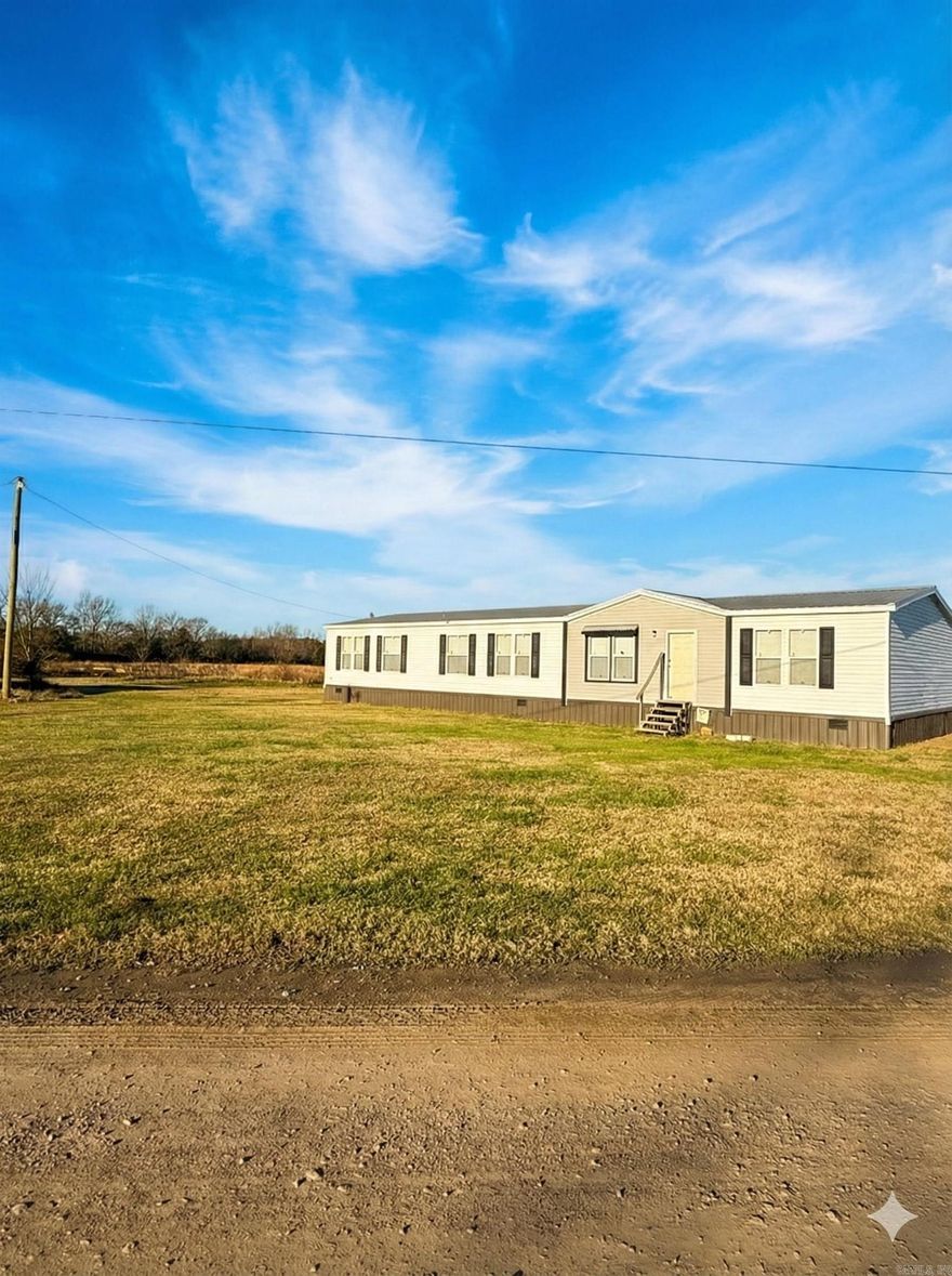 Great Home on 36 Beautiful Acres in Rural Waldron AR.  Beautiful land with a pond and fully fenced, ready for your livestock and a fenced garden area. Has a nice pump for water in field. Could be a livestock farm. Has a nice double wide modular home in great shape, 2022 model, still looks new. This nice home has 4 Bedrooms and 2 baths, walk in closets, beautiful floors, walk in pantry in kitchen. This home is move in ready and waiting for the lucky family. Make your appointment today.
