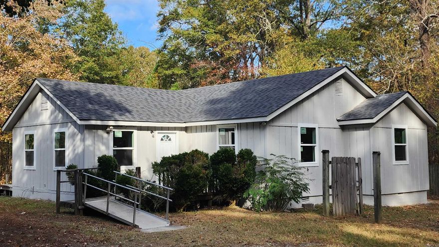 Recently remodeled, has new roof, floors, bathrooms, windows, freshly painted, granite counter tops. Sitting on an acre of land. 3 bedrooms 2 full bathrooms and a deck. Outside there 2 storage buildings that convey with property. Stop by if you like to have some outdoor space for cars, chickens or just some privacy. See showing remarks