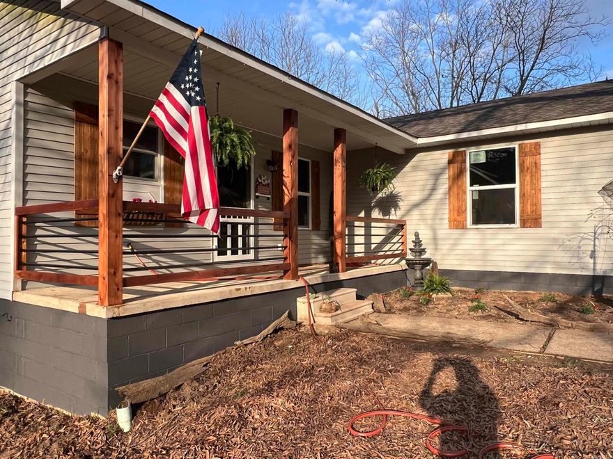 LAKEFRONT PROPERTY ON LAKE CONWAY, remodeled in 2023, home features 2 master suites in a split floor plan, spacious rooms with large closets, each bedroom has access to back deck from sliding glass doors, two sliding glass doors in living room let you enjoy the outdoors from any seat in the house, custom kitchen cabinets, granite counter tops/butcher block island, new appliances, large covered deck over looking lake, new roof, windows, and new landscaping.   Property is conveniently located, within 20 minutes of Little Rock, AR and 10 minutes to Conway, AR.    Lake Conway, is approximately 6,700 acres managed by AGFC (currently under reconstruction) buyer will have to apply for permit for a pier & boathouse.