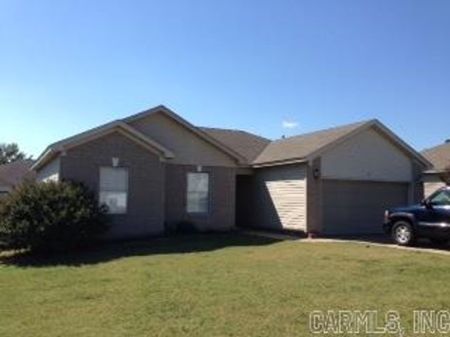 Cute home with cozy fireplace, fenced yard.  Updated kitchen with beautiful accents.  Refrigerator, washer and dryer stay.  No Smoking.  No Pets.