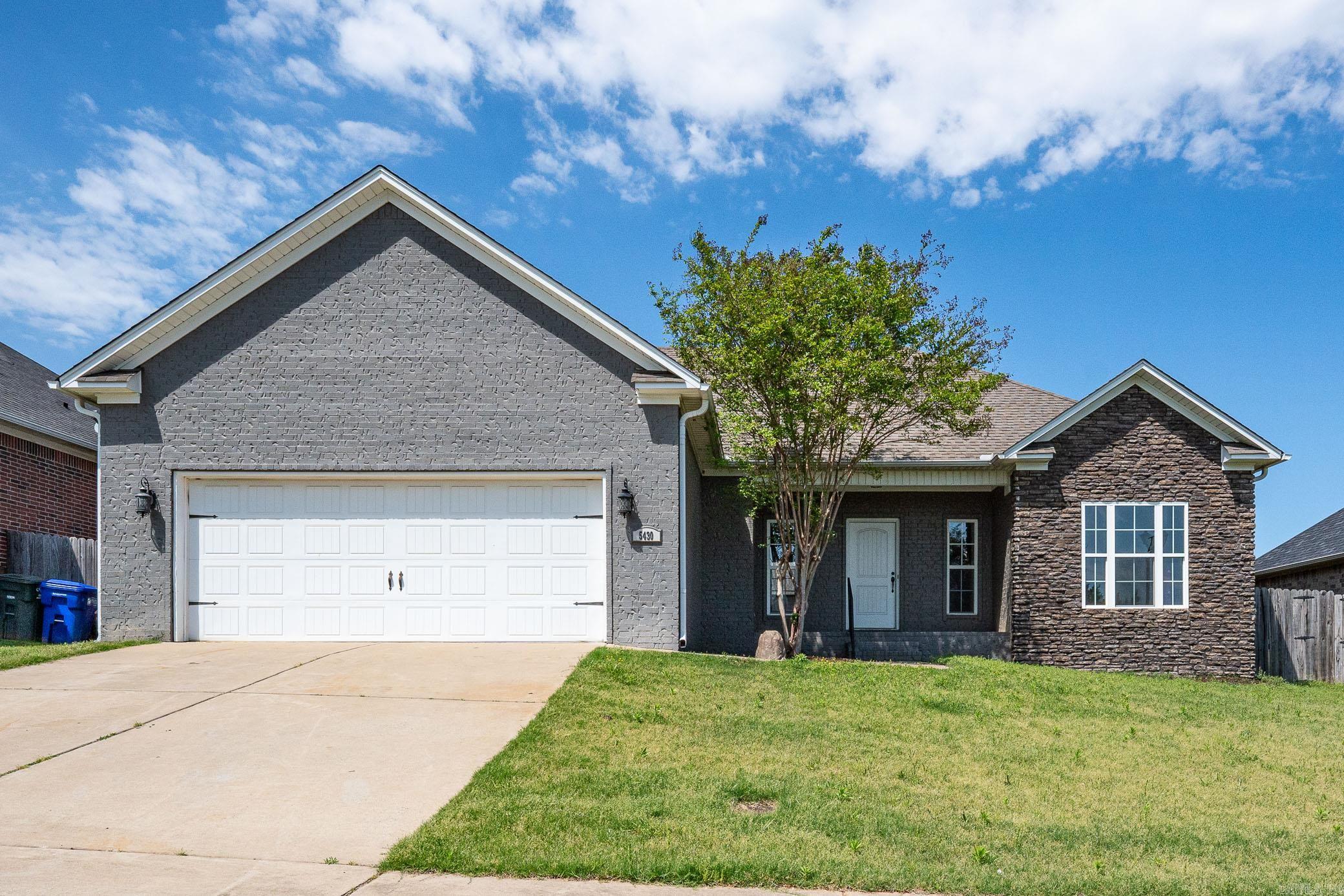 Beautiful home in Chapel Creek Subdivision in West Conway! 3 bed 2 bath. Kitchen has granite countertops, breakfast bar, and walk-in pantry. Concrete floors throughout and carpet in bedrooms. New neutral paint throughtout. Fresh landscaping. Fully fenced in back yard. This won't last long! Call me to schdule your showing.