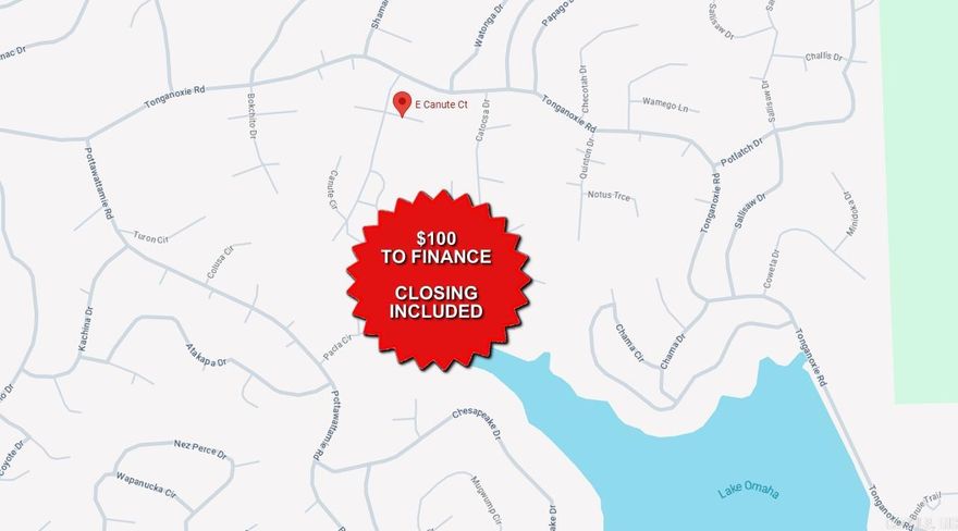 Owner-finance for easy terms. Cash buyers can pay by debit or credit card as well. Nice lot to develop or hold for future value. Public water and electric may be available to run to property and will need septic. Owner/agent. No mobiles allowed. 1000 minimum build size on any other type of home, depending on subdivision. Finance is $100 finance fee and 5 months at $145 and closing costs are included. Buyer responsible for any/all taxes and lots sold "as-is". Quit claim deed conveys. Parcel ID# 215-14334-000