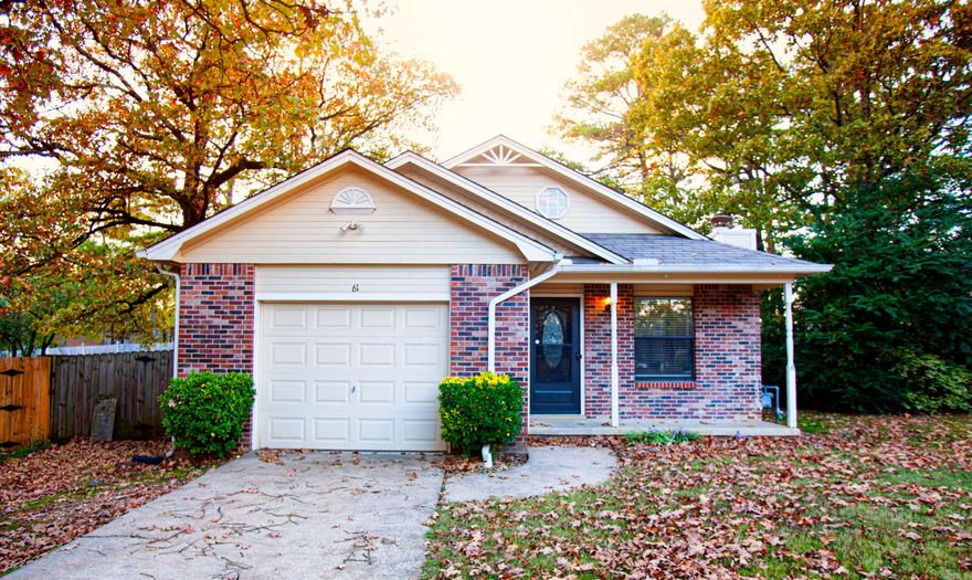 Cute 3BD located in a quiet cul-de-sac in Maumelle. Decorative fireplace in living room. Fully fenced yard that is perfect for anyone with kids or pets. The lease for this property is for 2 years with a 3% increase after the first year. Income has to be 3x the amount of rent. This property does not accept section 8.   **ALL PROPERTIES MAY NOT BE MOVE-IN READY**