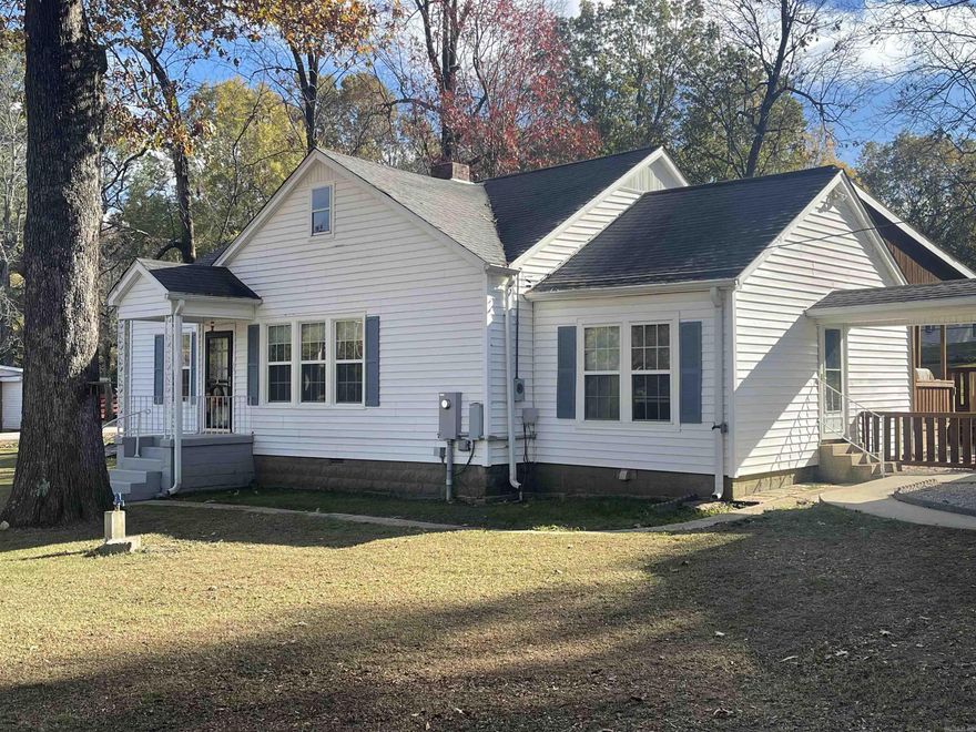 Check out this charming, well-maintained home with a spacious yard waiting for its new owner!  Walk into the inviting great room with hardwood floors and a beautiful fireplace as an amazing focal point.  All of the newer appliances in the updated kitchen to stay.  Further updates include new paint in all rooms and new wainscotting.  The backyard is fully fenced and has a large deck made for entertaining.  The property also features a 2-car garage/shop, a handy storage shed and bonus storage in the attic.