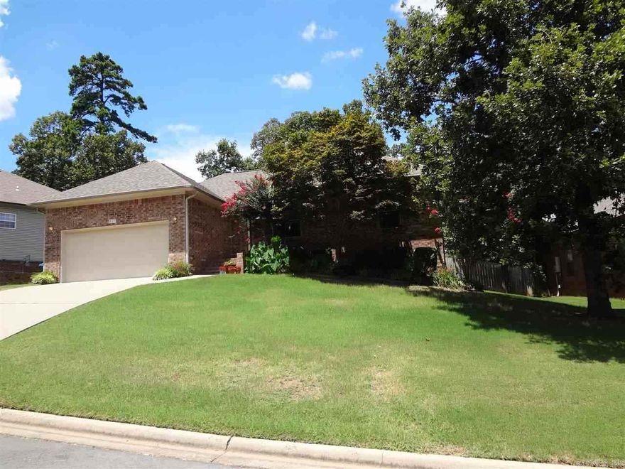 All brick one story. Very clean. Greatroom with cathedral ceiling and fireplace. Super master bedroom and master bath. Office. Seller holds an active real estate license. One year 2-10 home warranty. Possession preferably mid September. Attic storage. Sq footage from Pulaski County Assessor. Feel free to measure. Gas logs don't convey.