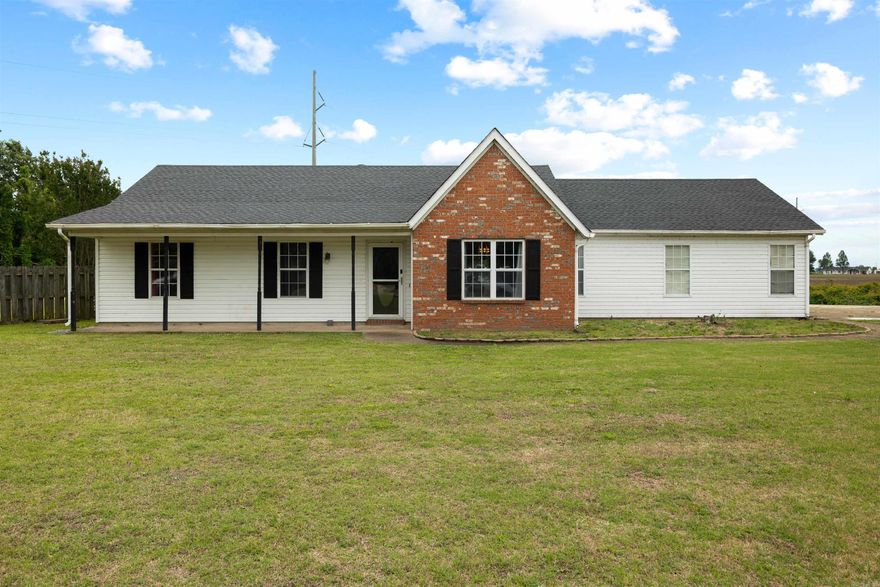 Beautifully updated 3 bedroom, 2 bathroom home located just outside the city limits of Trumann on approximately 1.08 acres. This home offers two spacious living areas, brand new flooring, fresh paint throughout, and a functional layout with plenty of room to spread out. The kitchen features ample cabinet and counter space along with a walk-in pantry for additional storage. The primary suite includes private access leading directly to the pool area. Outside you will find a 16x32 inground pool, currently covered, along with a large 30x40 shop offering endless possibilities for storage, hobbies, or workspace. Additional updates include a roof that is only 2 years old. This property combines space, updates, and outdoor amenities all in one convenient location.