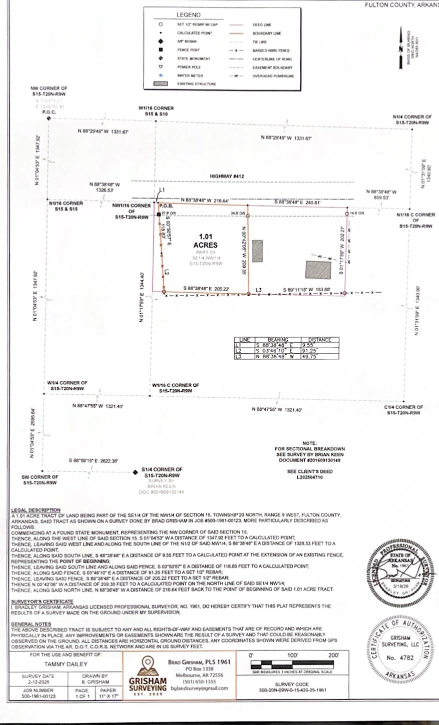 Metes & Bounds - Land