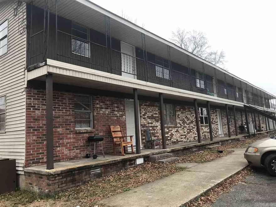 This upstairs apartment has laminate flooring throughout, central heat and air.  Electric stove and refrigerator are furnished. Tenant pays all utilities. No pets. Owners accept HUD Section 8. Interested parties must apply with listing office. Application fee charged for tenant screening.