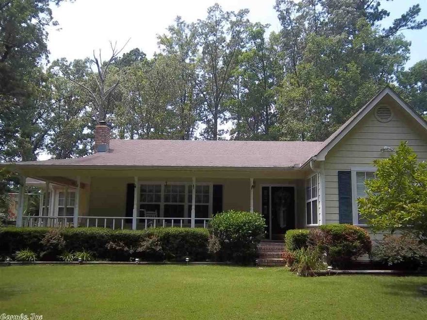 Secluded Victorian Country Home located on your own private 7 acres. 100% RD Loan for qualified buyer, beautifully landscaped, wooded acreage for 4-wheeler riding, brick patio area located off enclosed SPA room (yes, the huge HOT TUB remains), sun room, wrap-around porch, Extra large double car garage (shop area inside), RV covered parking, 2 other covered parking areas, large storage shed, LARGE master bedroom & master bath with garden tub & walk-in shower. Taxes reflect H/S Credit.  MOVE-IN READY!!