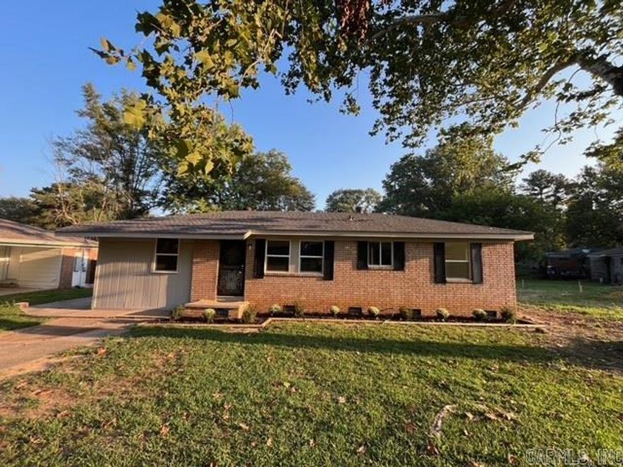 Two bedroom and a sunken den with fireplace in addition to welcoming size living room make this a perfect home. Recently installed roof, window, bathroom, new kitchen, heavy sliding back door, and a new deck are added bonuses! All new luxury vinyl plank floors button up this beauty. Go and show! Won’t last.