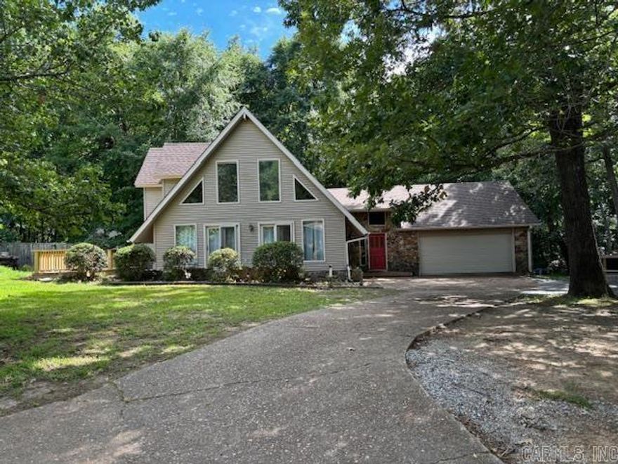 Plenty of space in this 4 Bed, 2.5 bath home in the Candlewood subdivision. Cathedral style ceiling in the main area with upper area partially open above the lower family room area. The lower level includes two bedrooms, full bath and half bath. The upper level features a loft area that could be used as an office or additional family space, two bedrooms and one bath. Carpet and wood flooring replaced in 2023, and roof replaced October 2023. Large stone fireplace includes a wood burning insert. A new deck located on front/side and a small deck/porch on rear of home. This home is priced to sell as-is.