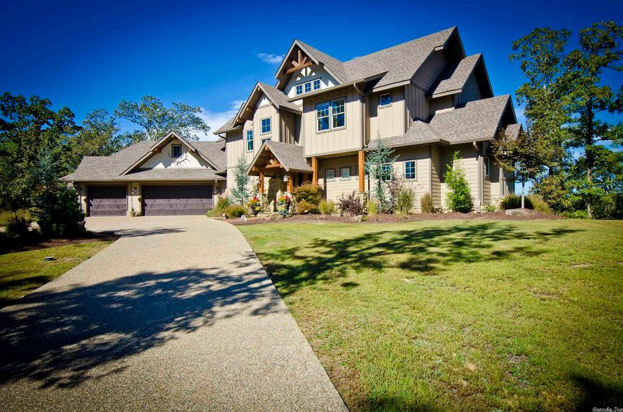 Stunning Custom Craftsman with spectacular views, all on over 6 acres with gorgeous features and finishes in every detail! This home and quality speaks for itself! You MUST see it! Lake Hamilton access, with views all the way to Lake Ouachita! Arkansas living at its finest!