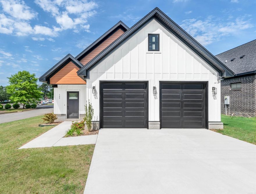 Beautiful patio-style home on a desirable corner lot in the Village of Maumelle. This single-level floor plan offers an open-concept layout with tall ceilings and abundant natural light, creating a bright and inviting living space. The kitchen flows seamlessly into the living and dining areas, ideal for everyday living and entertaining.  The primary suite features a tray ceiling, en-suite bath with soaking tub, separate shower, dual vanities, and a spacious walk-in closet with convenient access to the laundry area. Additional spaces include a guest bedroom, a versatile office or flex room with a closet, and a half bath.  Features include energy-efficient windows and doors, tankless water heater, and quality finishes throughout. Exterior highlights include brick construction, guttering, partial fencing, and a two-car garage with additional parking.  Conveniently located near local amenities, trails, and recreation. Schedule your showing today!