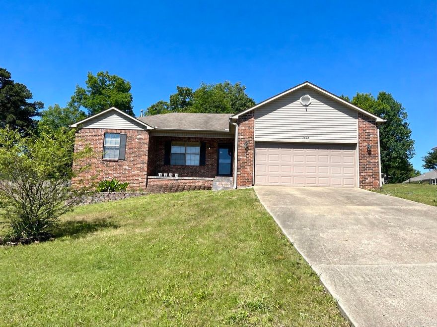 Beautifully maintained brick home in a prime in-town location. This 3-bedroom, 2-bath features a split floor plan with a well-designed layout throughout. The living room offers a comfortable and inviting space, while the kitchen flows seamlessly into the dining area. The primary suite includes a walk-in closet and a large bathroom, along with a dedicated laundry room with built-in cabinets. Enjoy a fully fenced backyard with plenty of room for outdoor living. The home is in excellent condition and truly move-in ready. Conveniently located near schools, shopping, and dining, this property offers the perfect blend of comfort, function, and location. Schedule your showing today!