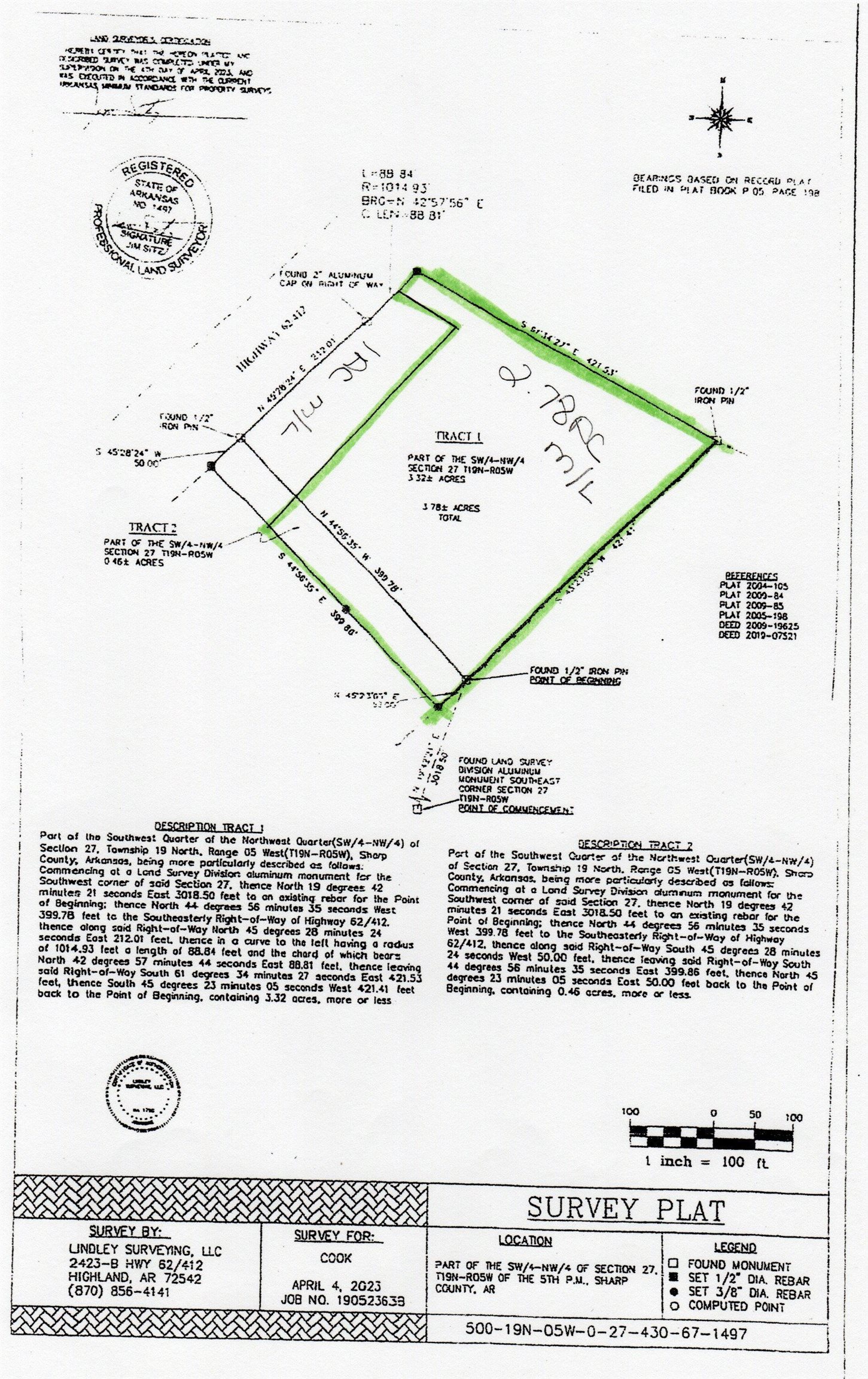 Metes & Bounds - Commercial Sale