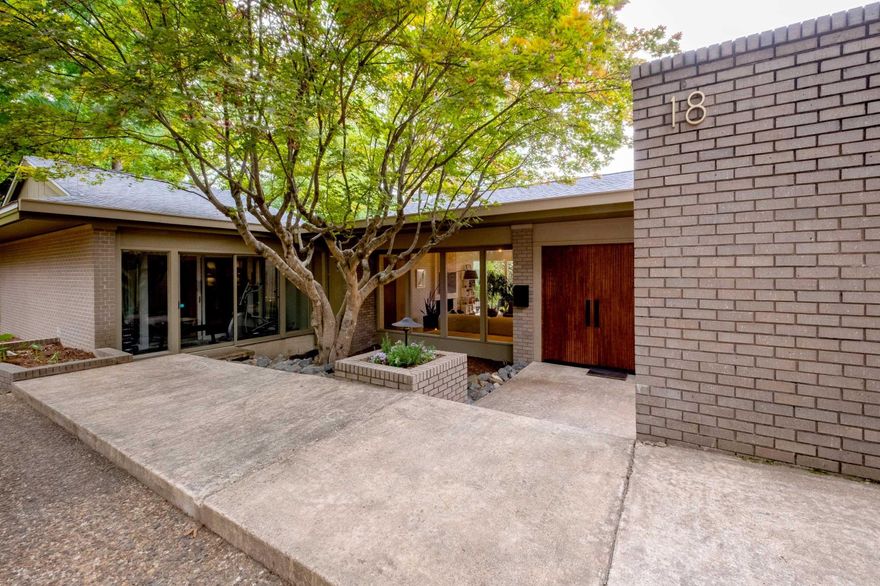 This stunningly renovated mid-century retreat will have you falling in love as soon as you step inside with breathtaking river views and morning sunrises from nearly every room. This home is an entertainer’s dream inside and out with open living spaces that flow seamlessly to expansive outdoor areas. Two distinct wings provide comfort and flexibility. The east wing offers two bedrooms with private ensuite baths, while the west wing features two to three additional bedrooms and two baths, including the luxurious primary suite's Roman bath. Extensive recent updates, including a gorgeous fully remodeled kitchen (2022) featuring Bosch appliances and exquisitely remodeled bathrooms. Major systems offer true peace of mind with a new shingled pitched roof installed in 2022 and a new east wing HVAC in 2022. The exterior is beautifully framed by a gorgeous Japanese Maple near the entrance that turns bright red in the fall. Beyond the exquisite home itself, you will fall in love with the joyful community - a quiet, low-traffic street and friendly neighbors who gather for an annual block party. Nearby, easy access to the River Trail is perfect for the outdoor enthusiast.