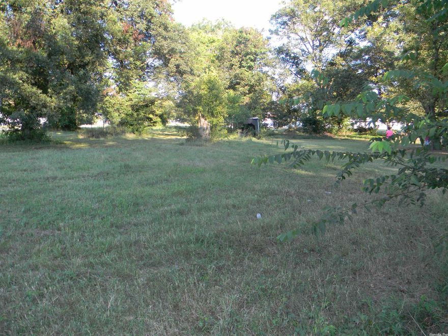 Cleared lot would make great place for Mobile Home.