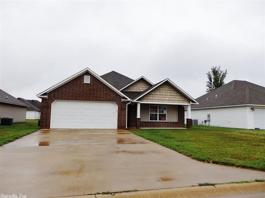 Wonderful family home in desirable area of Jonesboro. With 4 bedrooms and has space for everyone . The living room/ dining room combination features easy- care laminate floors and vaulted ceilings and leads to a spacious kitchen with modern cabinets and countertops. The master suite features a tray ceiling and includes a walk-in closet and jetted tub. Attached 2- car garage for added convenience, New appliances, carpet, countertops, and paint. FannyMae HomePath Property.