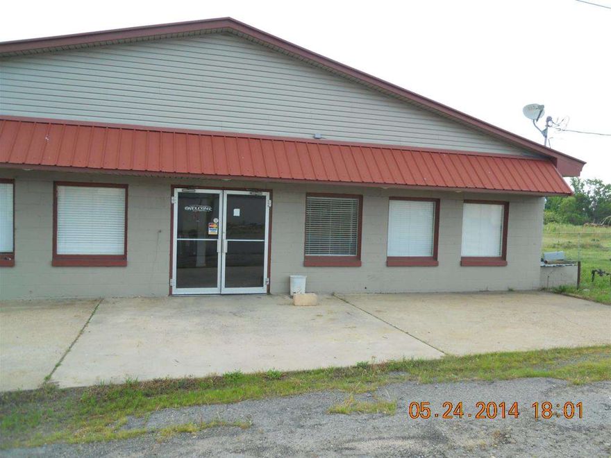 NEW PRICE!!!  Great potential to own your own business, previously operated as a grocery/hardware store. Property sold AS-IS no disclosures or warranties available. Seller will not make any repairs. Earnest money will be required with accepted offer, prequal letter or proof of funds required with all offers before offers can be submitted to seller. Agents see confidential remarks for showing and additional information.